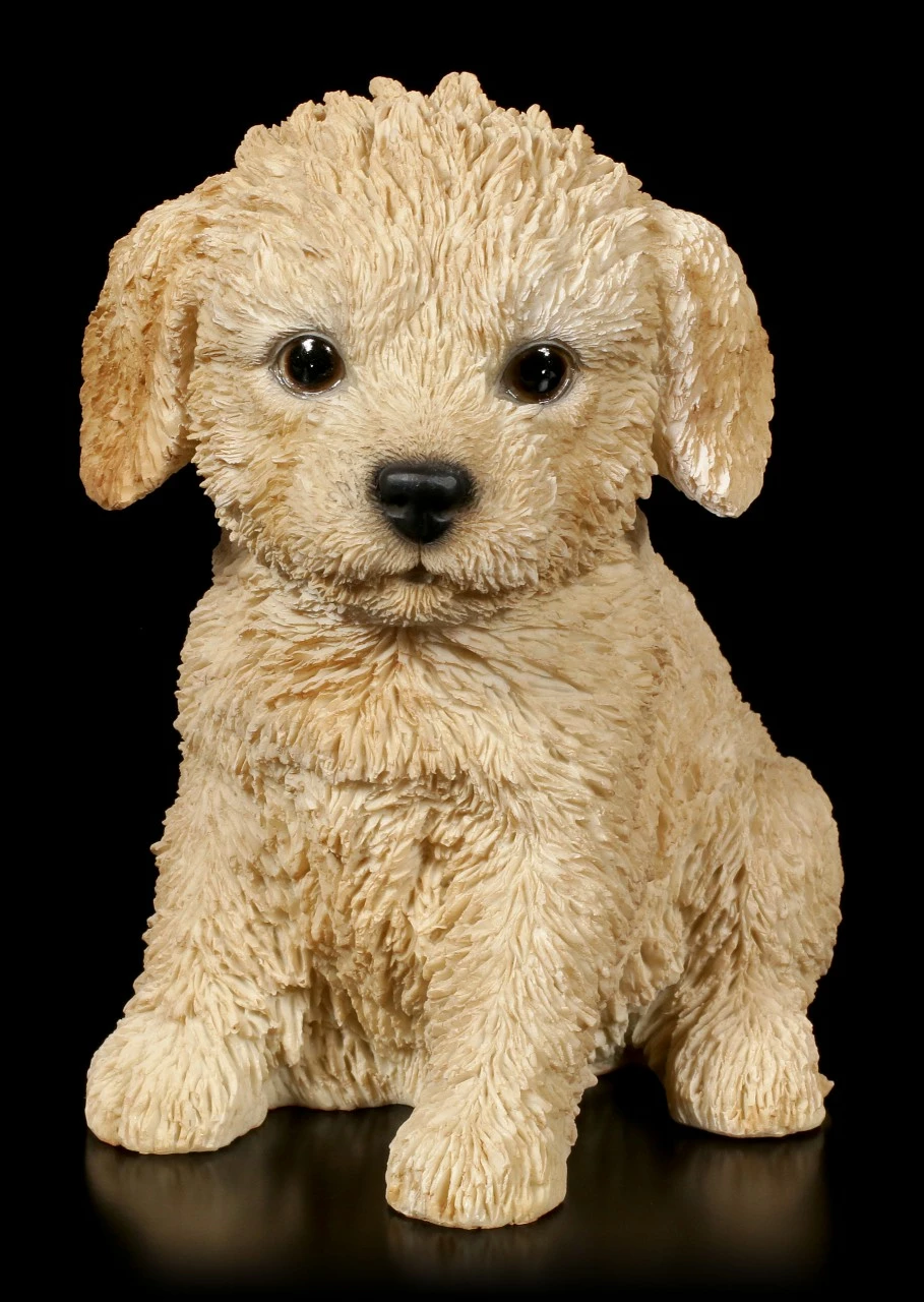Hunde Welpen Figur - Labradoodle 4 Hunde Welpen Figur - Labradoodle – Bild 2
