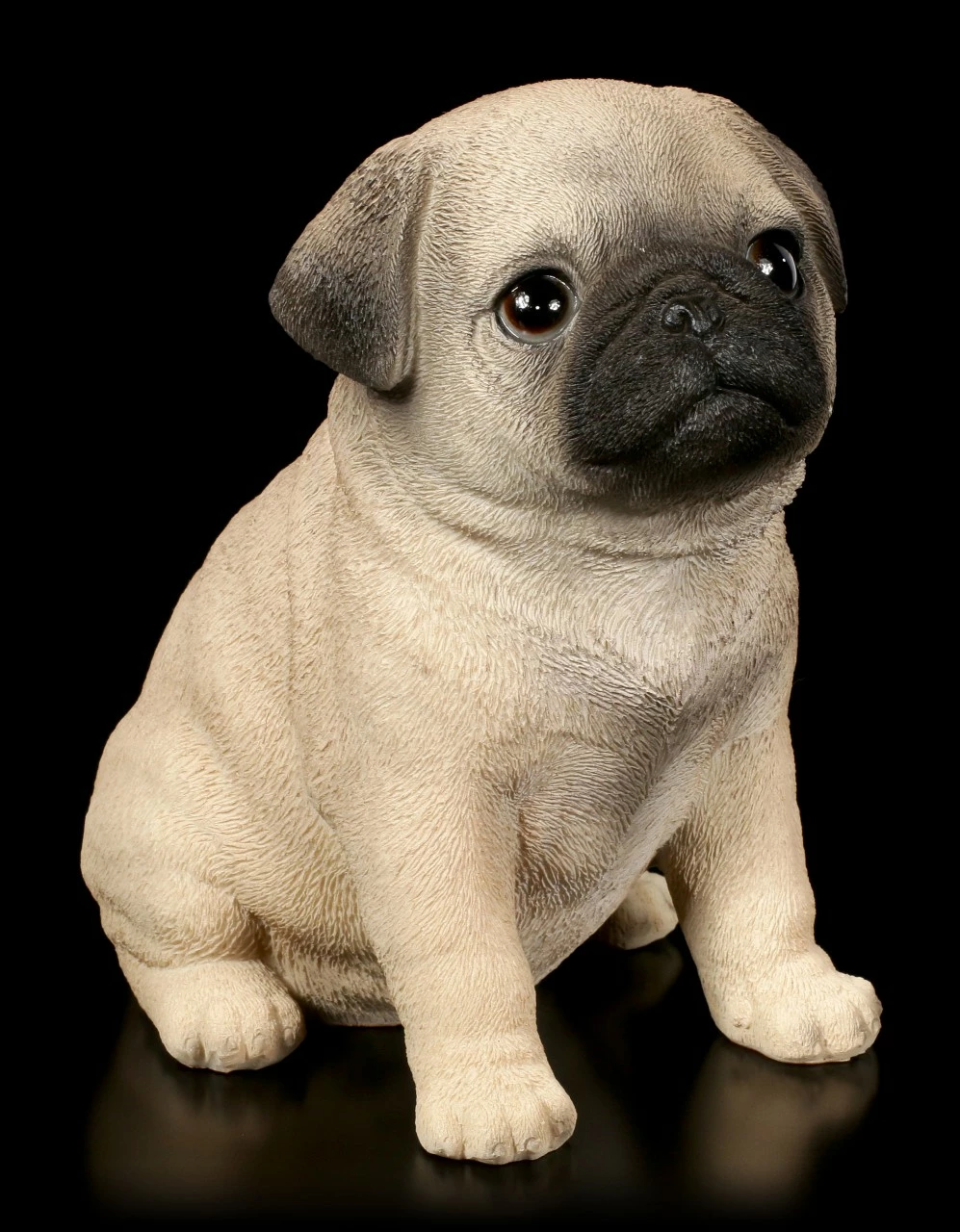 Hunde Welpen Figur - Mops 3 Hunde Welpen Figur - Mops
