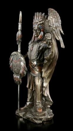 Indianer Figur - Häuptling Mit Adler -FIGUREN Verkäufe Indianer Figur Haeuptling Mit Adler 2 1280x1280