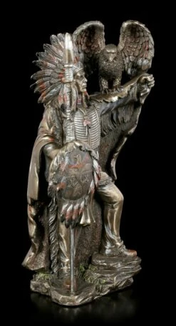 Indianer Figur - Häuptling Mit Adler -FIGUREN Verkäufe Indianer Figur Haeuptling Mit Adler 4 1280x1280
