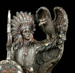 Indianer Figur - Häuptling Mit Adler -FIGUREN Verkäufe Indianer Figur Haeuptling Mit Adler 5 1280x1280