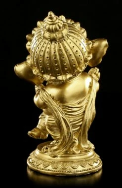 Ganesha Figur Mit Trommel - Goldfarben 11 Ganesha Figur Mit Trommel - Goldfarben -FIGUREN Verkäufe Indische Goetter Figur Ganesha Mit Trommel 3 1280x1280