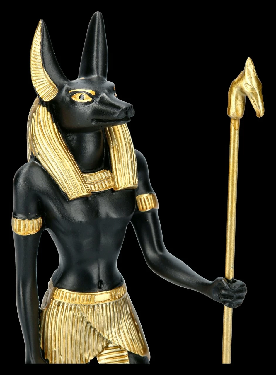 Anubis Figur Mit Stab 8 Anubis Figur Mit Stab – Bild 6