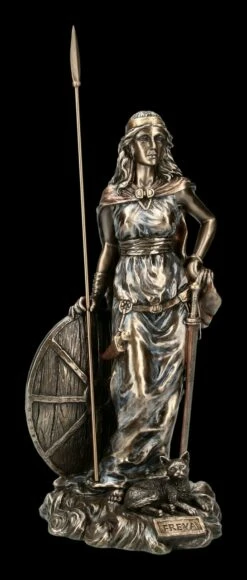 Freya Figur - Bronziert
