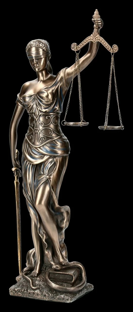 Justitia Statue Mittel - Gartenfigur 5 Justitia Statue Mittel - Gartenfigur – Bild 3