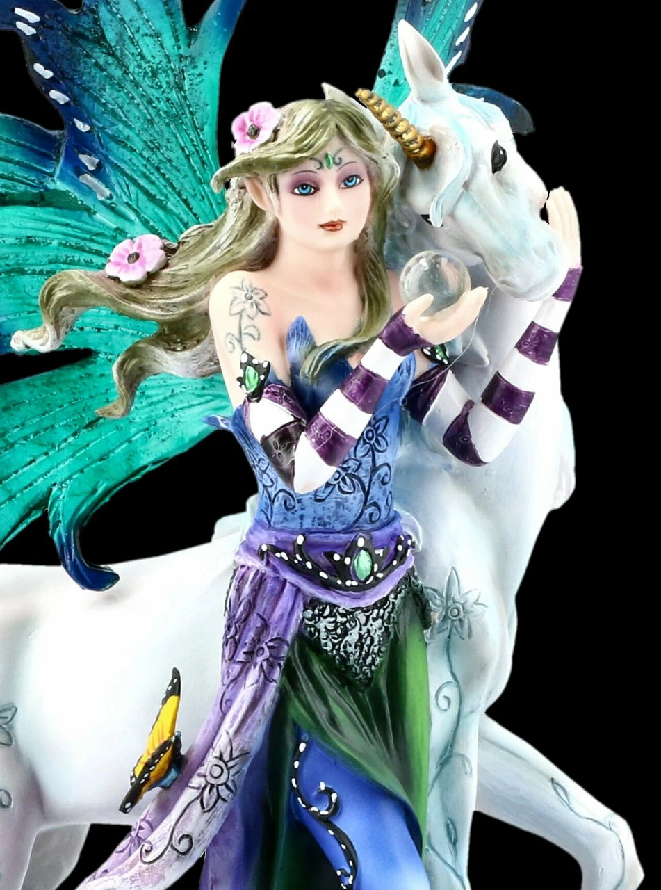 Elfe Petrina Mit Einhorn - Wonderful Garden 9 Elfe Petrina Mit Einhorn - Wonderful Garden – Bild 7