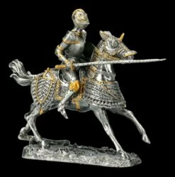 Ritter Auf Pferd Mit Lanze