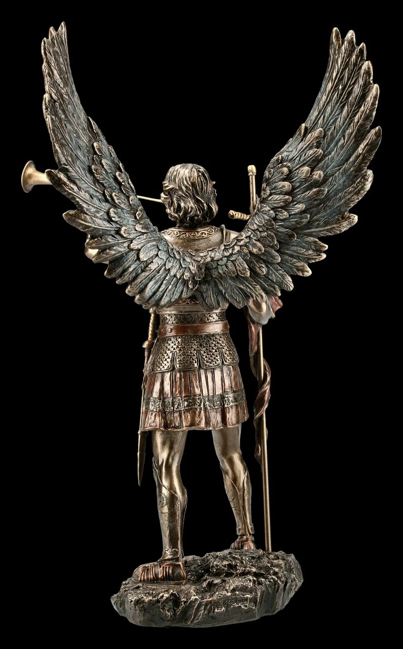 Erzengel Gabriel Figur - Bläst Trompete 6 Erzengel Gabriel Figur - Bläst Trompete – Bild 4