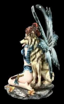 Elfen Figur - Celeste Mit Wolf 10 Elfen Figur - Celeste Mit Wolf -FIGUREN Verkäufe KS4855 Elfen Figur Celeste mit Wolf 3 1280x1280