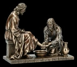 Jesus Figur - Mandatum - Die Fußwaschung