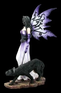 Elfen Figur Mit Panther An Der Leine -FIGUREN Verkäufe KS6443 Elfen Figur mit Panther an der Leine 4 1280x1280