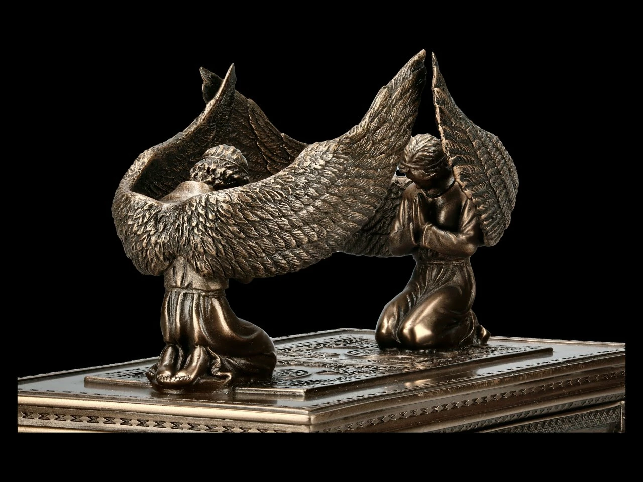 Bundeslade Als Schatulle - Bronziert 9 Bundeslade Als Schatulle - Bronziert – Bild 7