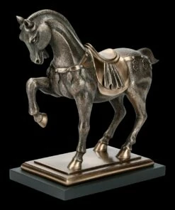 Pferde Figur - Verziert Auf Sockel