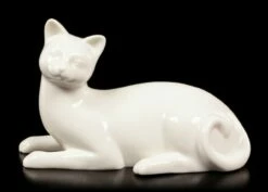 Porzellan Katze - Liegend -FIGUREN Verkäufe Katze Liegend 1 1280x1280