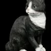 Katzen Figur - Sitzend Schwarz-weiß -FIGUREN Verkäufe Katzen Figur Sitzend Schwarz Weiss 1280x1280