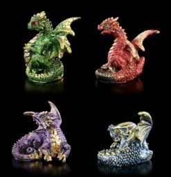 Kleine Drachen Figuren 4er Set - Over And Done -FIGUREN Verkäufe Kleine Drachen Figuren Over And Done 4er Set 4 1280x1280