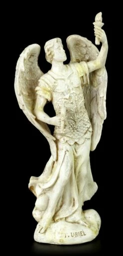 Kleine Erzengel Figur - Uriel - Weiß