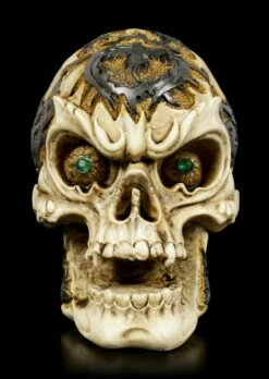 Kleiner Totenkopf Mit Grünen Augen -FIGUREN Verkäufe Kleiner Totenkopf Mit Gruenen Augen 1 1280x1280