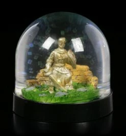 Kreuzritter Schneekugel - Goldfarben -FIGUREN Verkäufe Kreuzritter Schneekugel Goldfarben 1280x1280