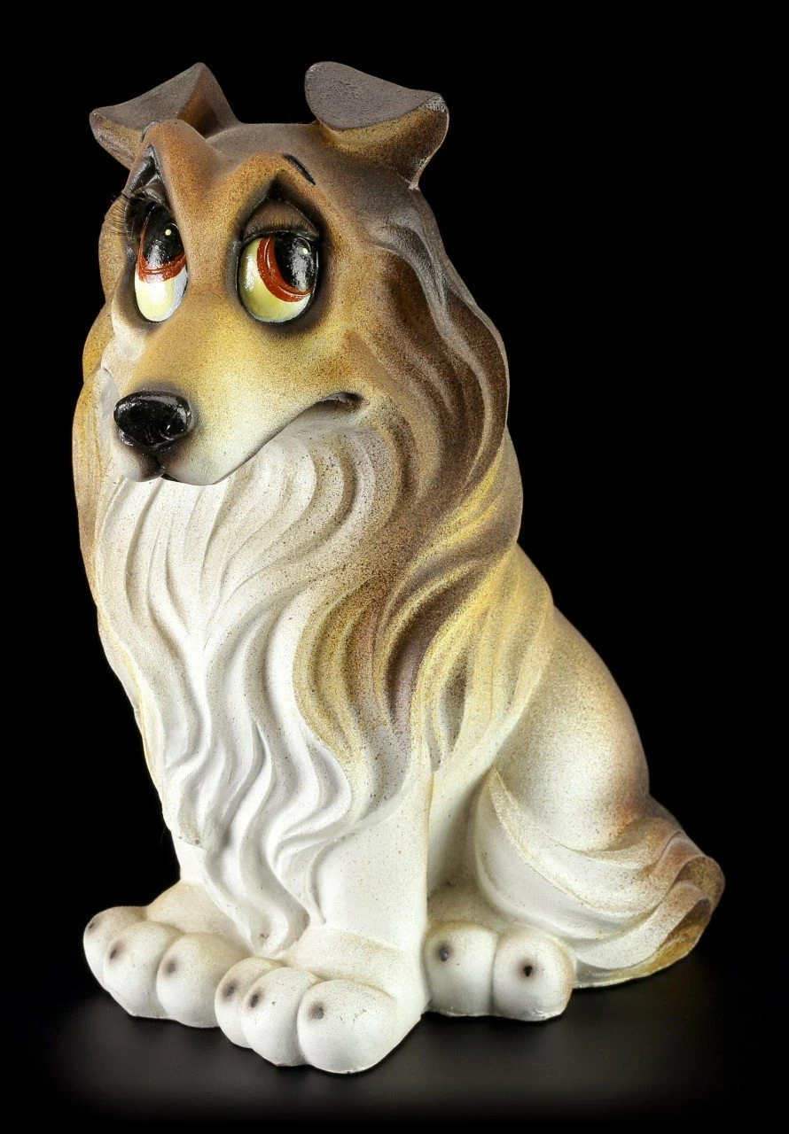 Lustige Hunde Figur - Collie 3 Lustige Hunde Figur - Collie
