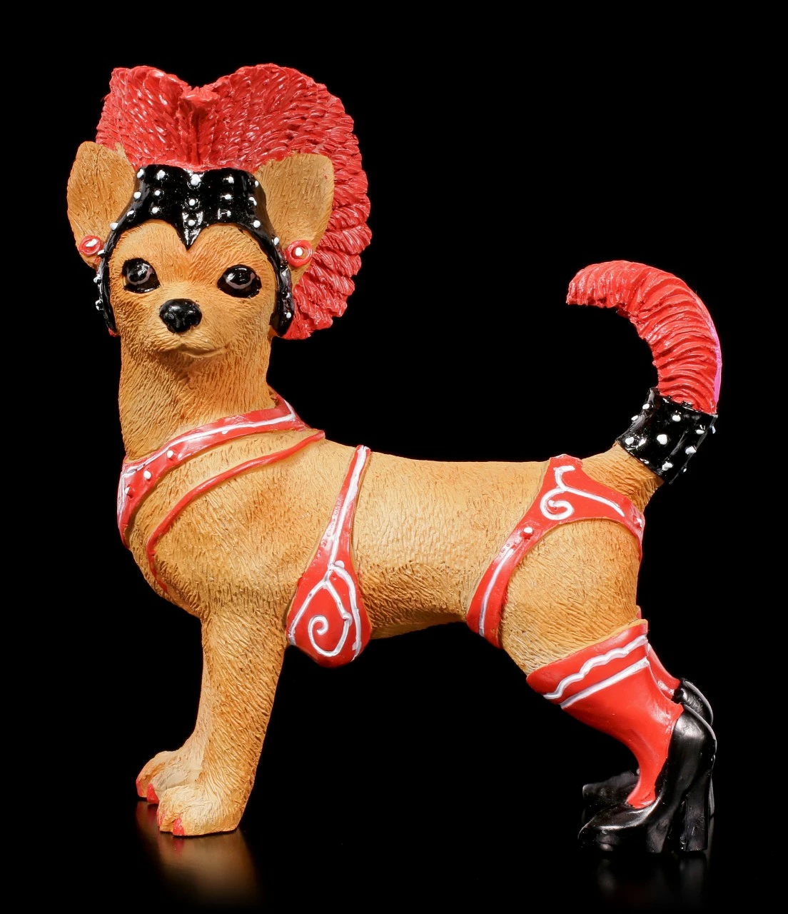 Lustige Hunde Figur - Showgirl Chihuahua 3 Lustige Hunde Figur - Showgirl Chihuahua