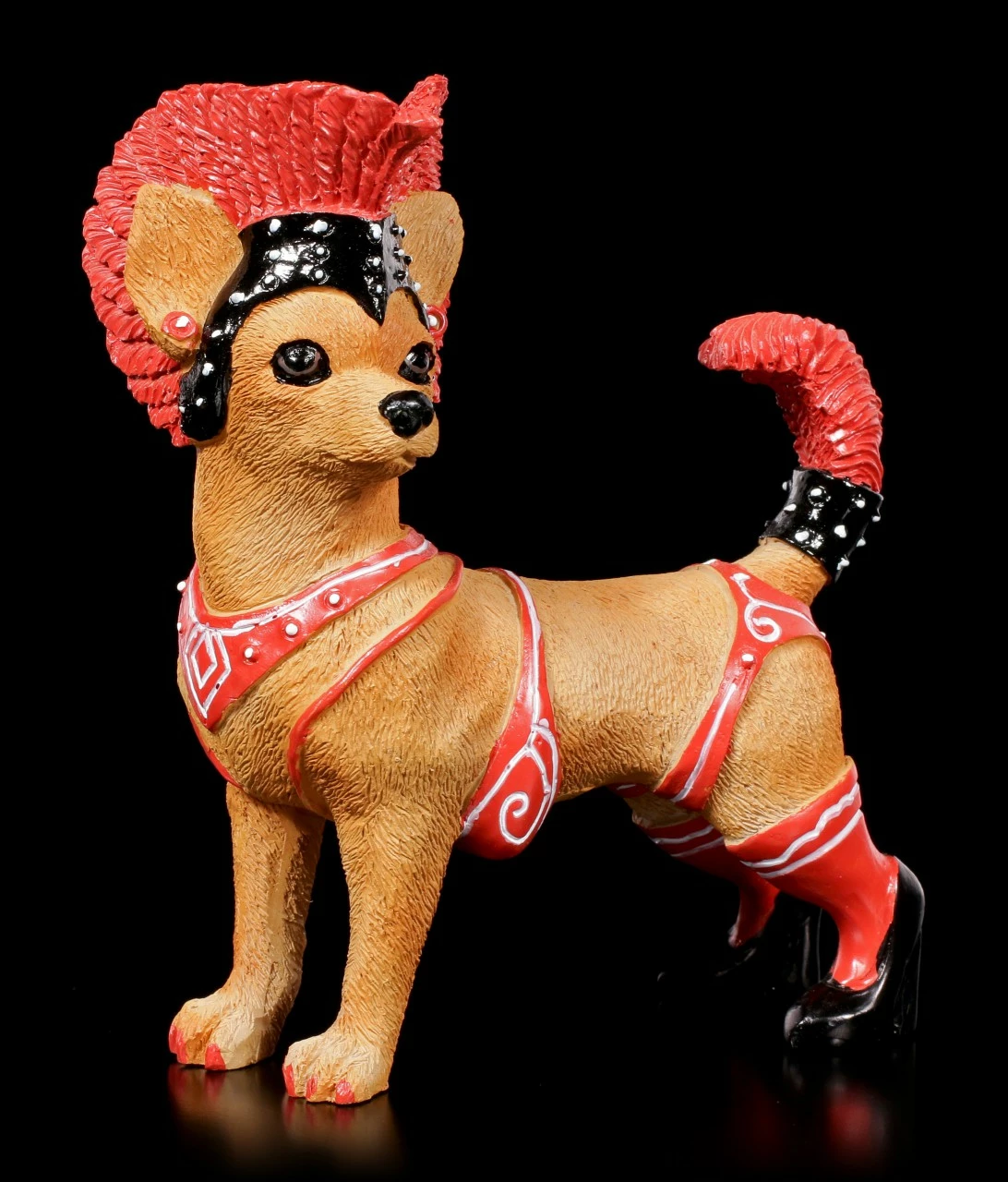 Lustige Hunde Figur - Showgirl Chihuahua 4 Lustige Hunde Figur - Showgirl Chihuahua – Bild 2