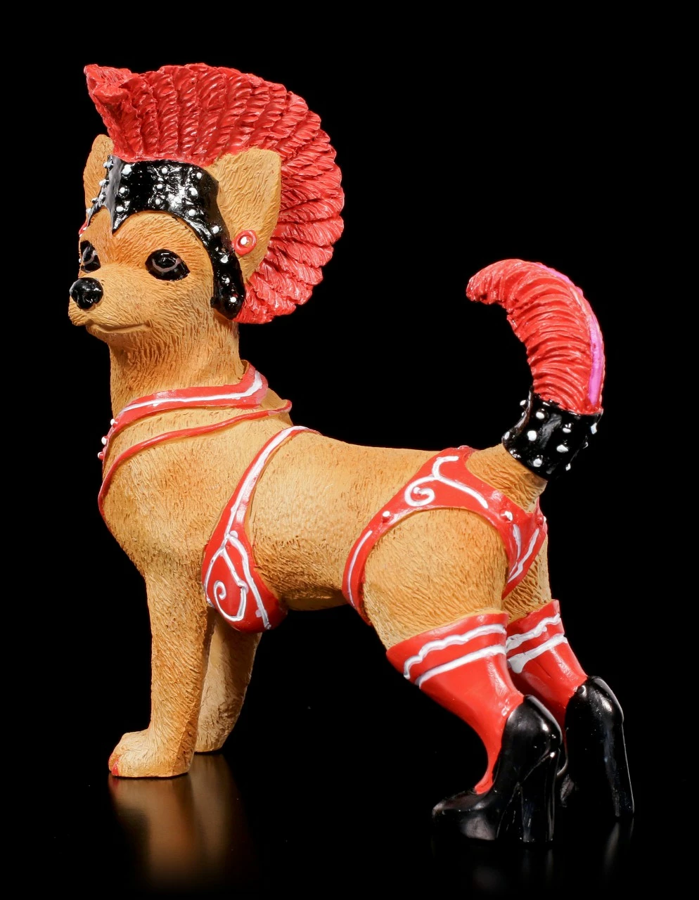 Lustige Hunde Figur - Showgirl Chihuahua 5 Lustige Hunde Figur - Showgirl Chihuahua – Bild 3
