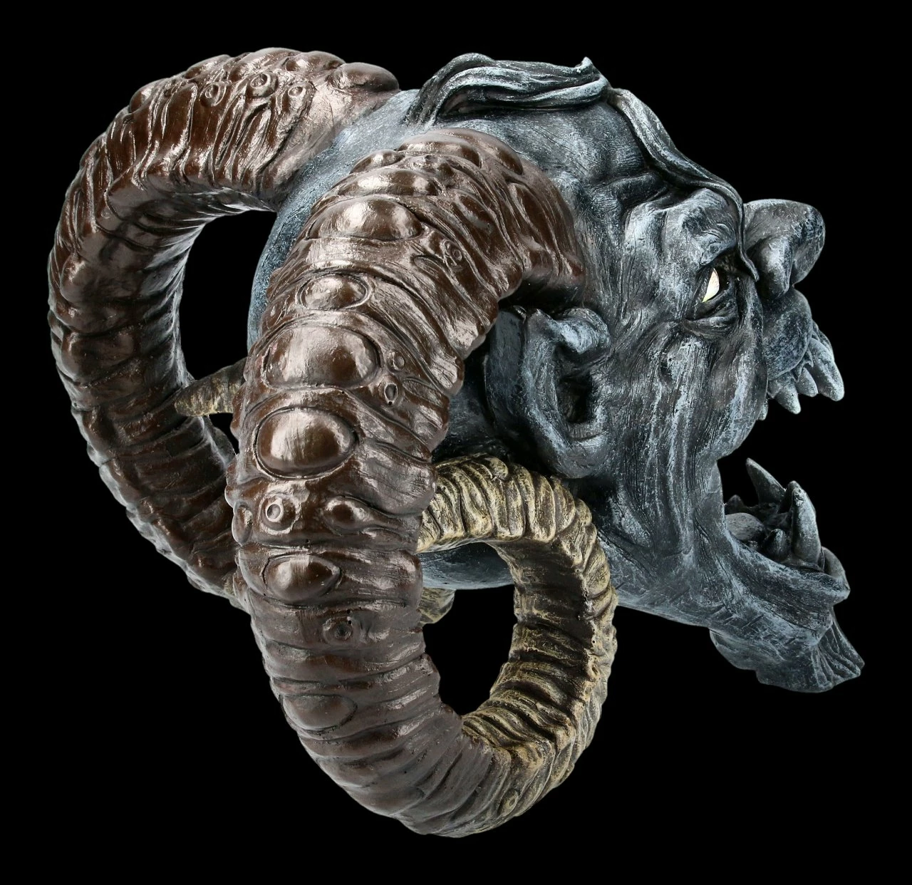 Teufelskopf Mit Hörnern 7 Teufelskopf Mit Hörnern – Bild 5