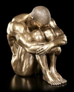 Männliche Akt Figur - Besinnung