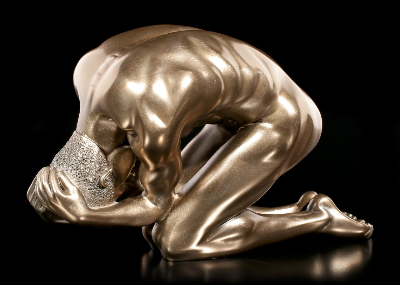 Männliche Akt Figur - Mit Händen Auf Kopf 3 Männliche Akt Figur - Mit Händen Auf Kopf