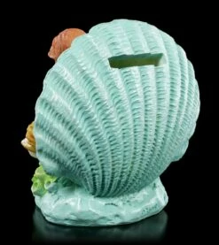 Meerjungfrau Spardose - Siren Mit Muschel -FIGUREN Verkäufe Meerjungfrau Spardose Siren Mit Muschel 2 1280x1280