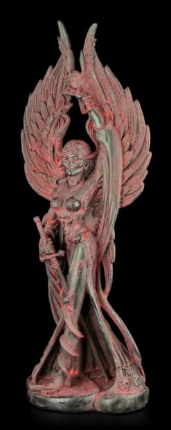 Morrigan Figur - Göttin Des Krieges - Schwarz-Rot -FIGUREN Verkäufe Morrigan Figur Goettin Krieg 2 1280x1280