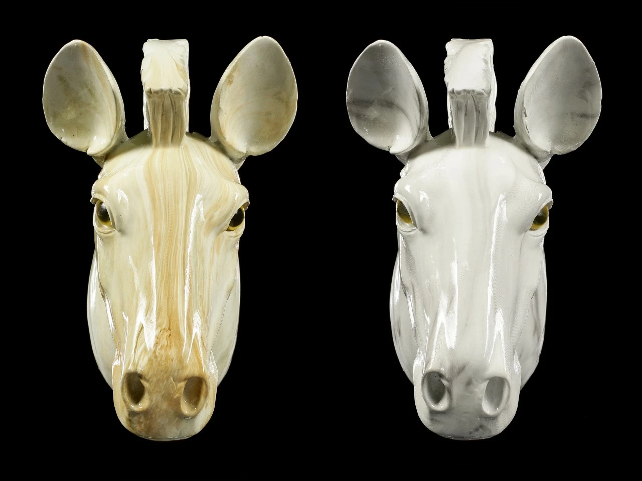 Pferdekopf Wandrelief - Spardose 2er Set 5 Pferdekopf Wandrelief - Spardose 2er Set – Bild 3