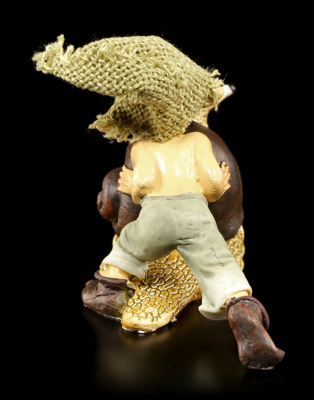 Pixie Kobold Figur Mit Schnecke - Gib Gas! 6 Pixie Kobold Figur Mit Schnecke - Gib Gas! – Bild 4