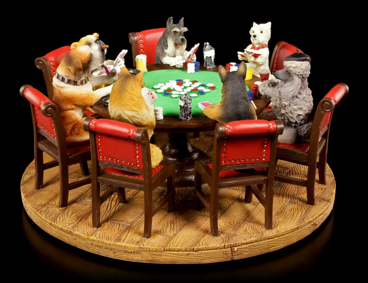 Hunde Spielen Poker - Figur 4 Hunde Spielen Poker - Figur – Bild 2