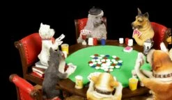 Hunde Spielen Poker - Figur 14 Hunde Spielen Poker - Figur -FIGUREN Verkäufe Poker spielende Hunde Figuren 5 1280x1280