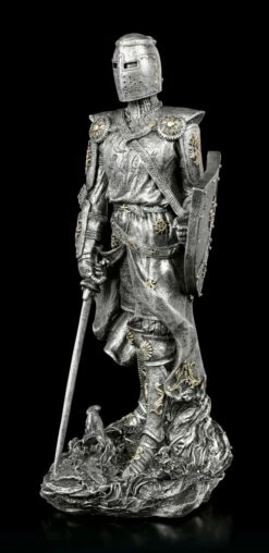 Ritter Figur Mit Schild Und Schwert - Silberfarben 11 Ritter Figur Mit Schild Und Schwert - Silberfarben -FIGUREN Verkäufe Ritter Figur Mit Schild Und Schwert Silberfarben 2 1280x1280