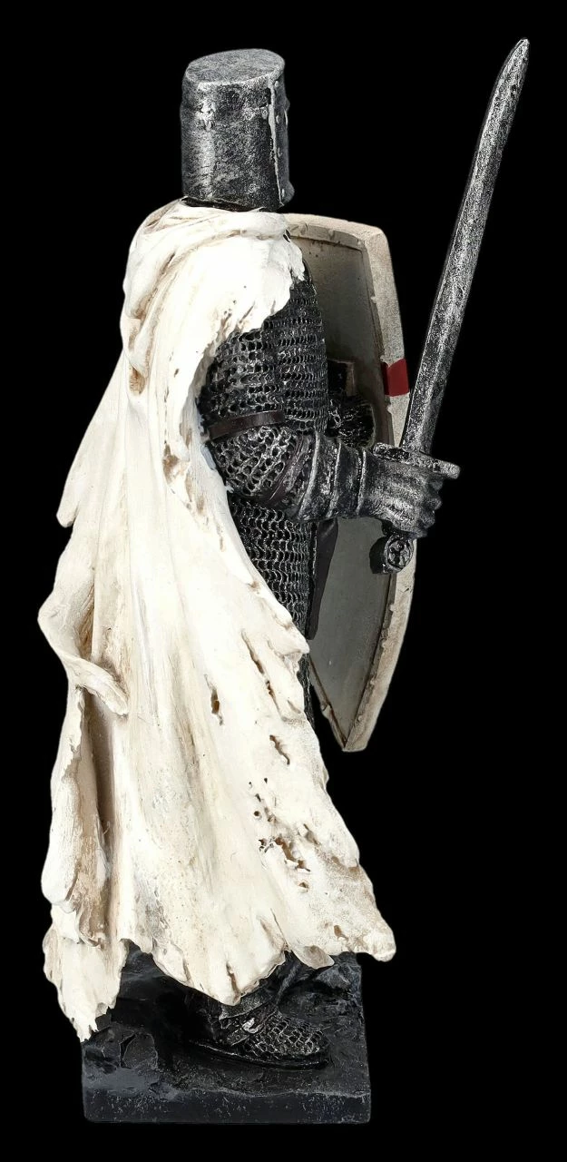 Ritterfigur Weiß - Templer Im Kettenhemd 8 Ritterfigur Weiß - Templer Im Kettenhemd – Bild 6