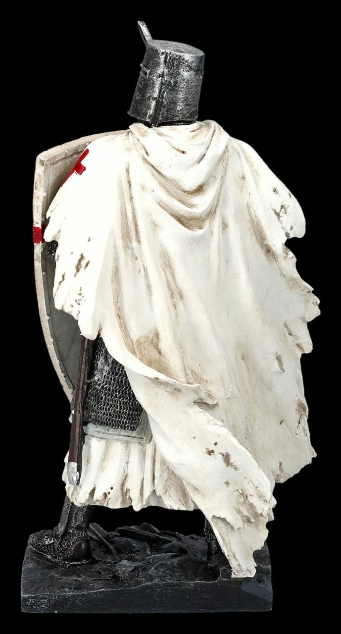 Ritterfigur Weiß - Templer Im Kettenhemd 7 Ritterfigur Weiß - Templer Im Kettenhemd – Bild 5