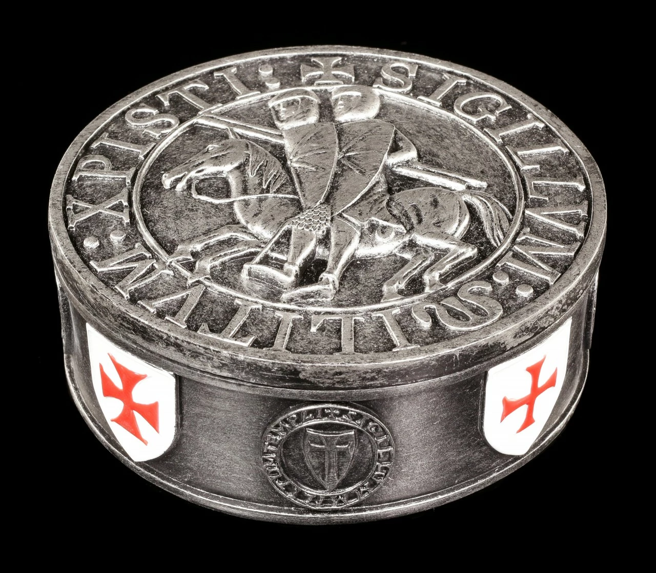 Runde Kreuzritter Schatulle 4 Runde Kreuzritter Schatulle – Bild 2