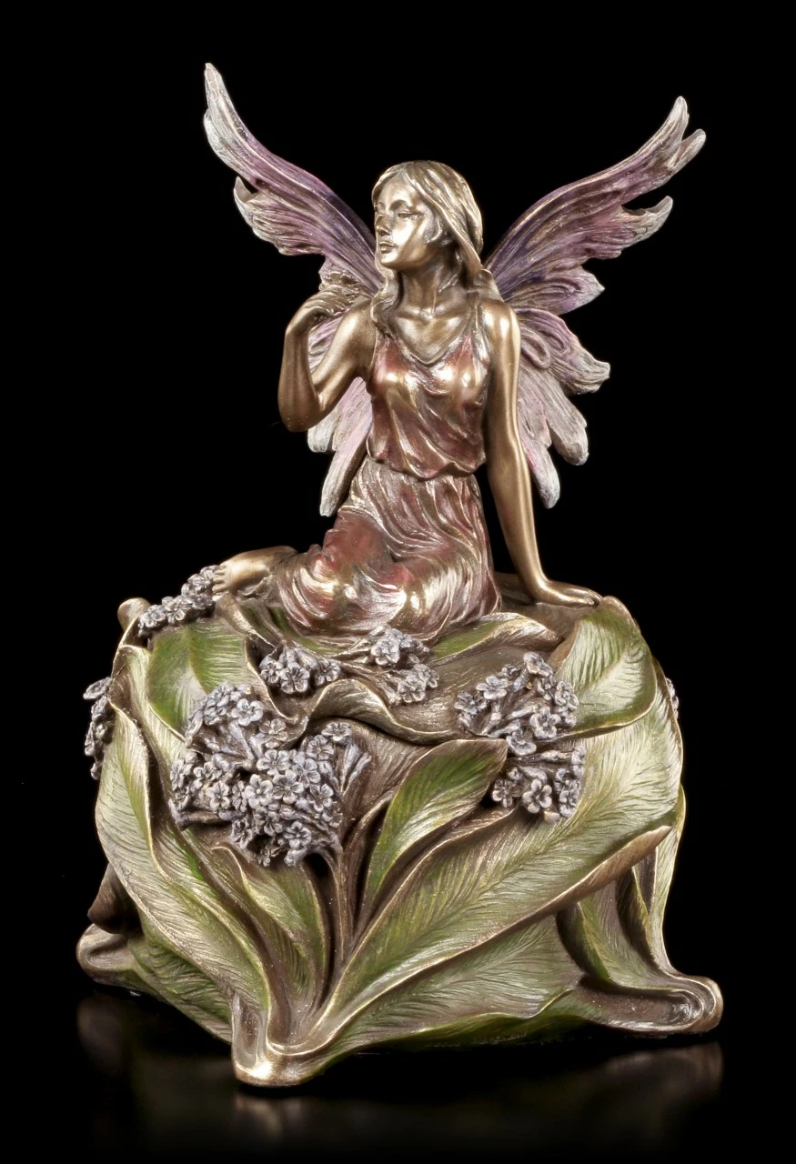 Schatulle - Elfe Auf Blumenblüte 4 Schatulle - Elfe Auf Blumenblüte – Bild 2