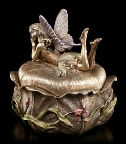 Jugendstil Schatulle - Elfe Auf Blumenblüte -FIGUREN Verkäufe Schatulle Elfe 258c6a5949b8e3 1280x1280