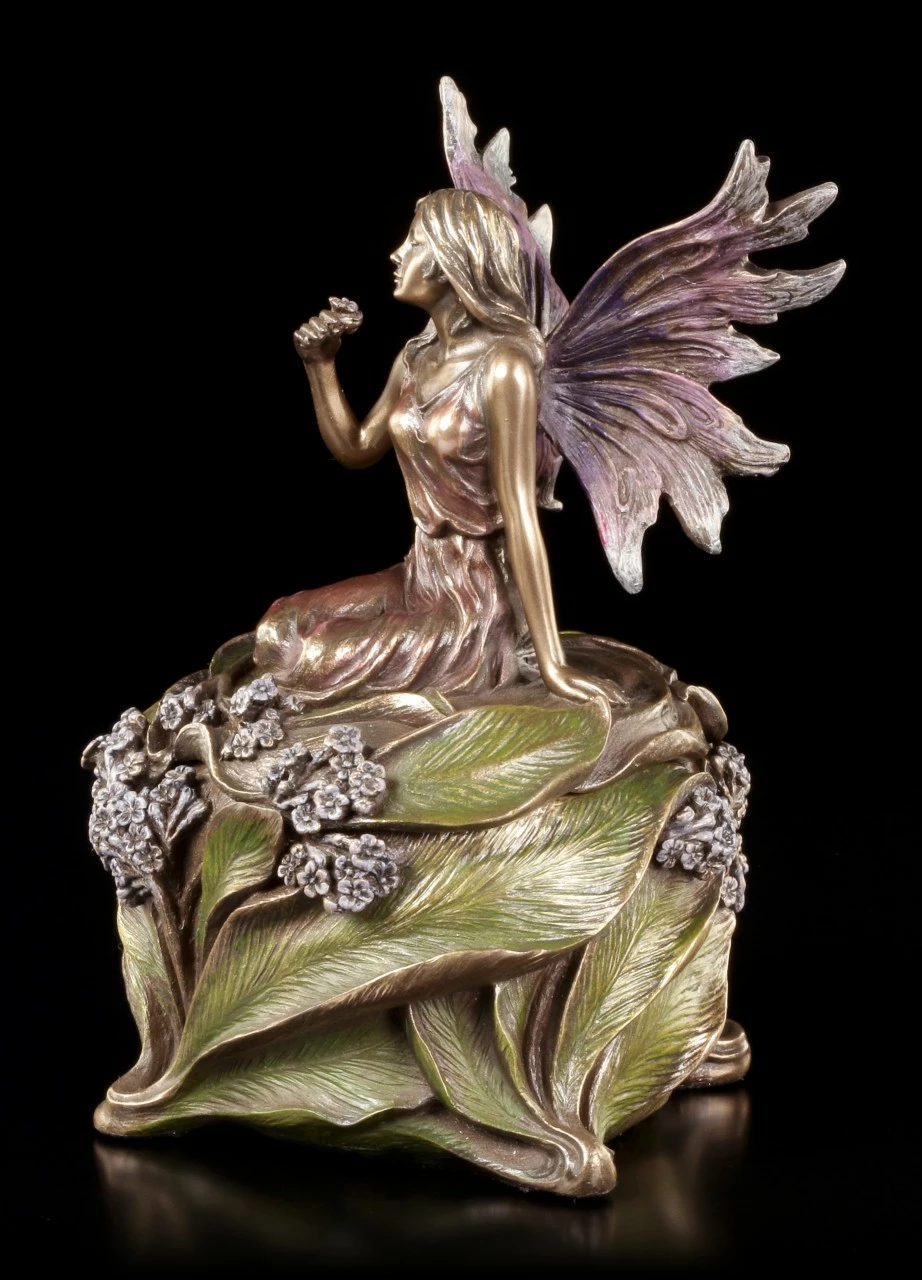 Schatulle - Elfe Auf Blumenblüte 5 Schatulle - Elfe Auf Blumenblüte – Bild 3