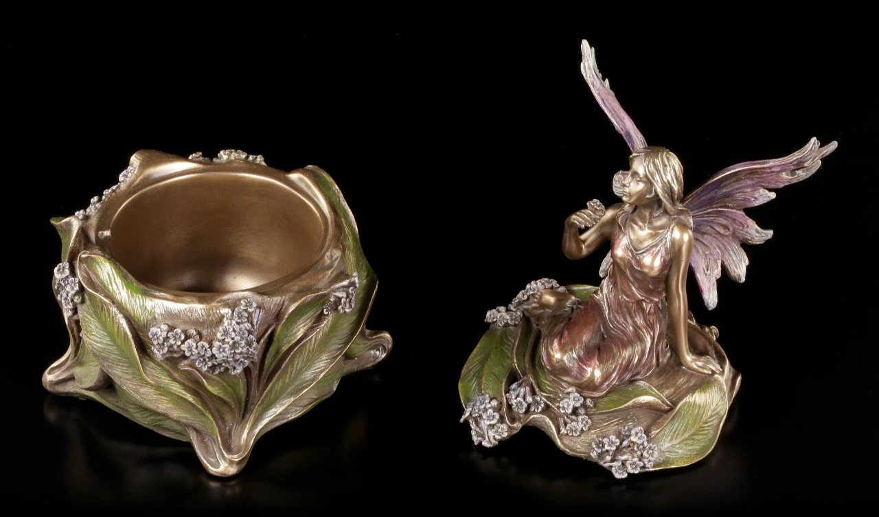 Schatulle - Elfe Auf Blumenblüte 10 Schatulle - Elfe Auf Blumenblüte – Bild 8