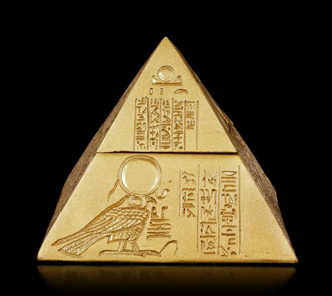 Schatulle - Pyramide Mit Hieroglyphen 4 Schatulle - Pyramide Mit Hieroglyphen – Bild 2