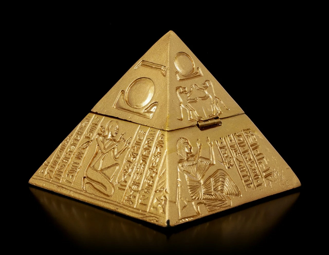 Schatulle - Pyramide Mit Hieroglyphen 6 Schatulle - Pyramide Mit Hieroglyphen – Bild 4