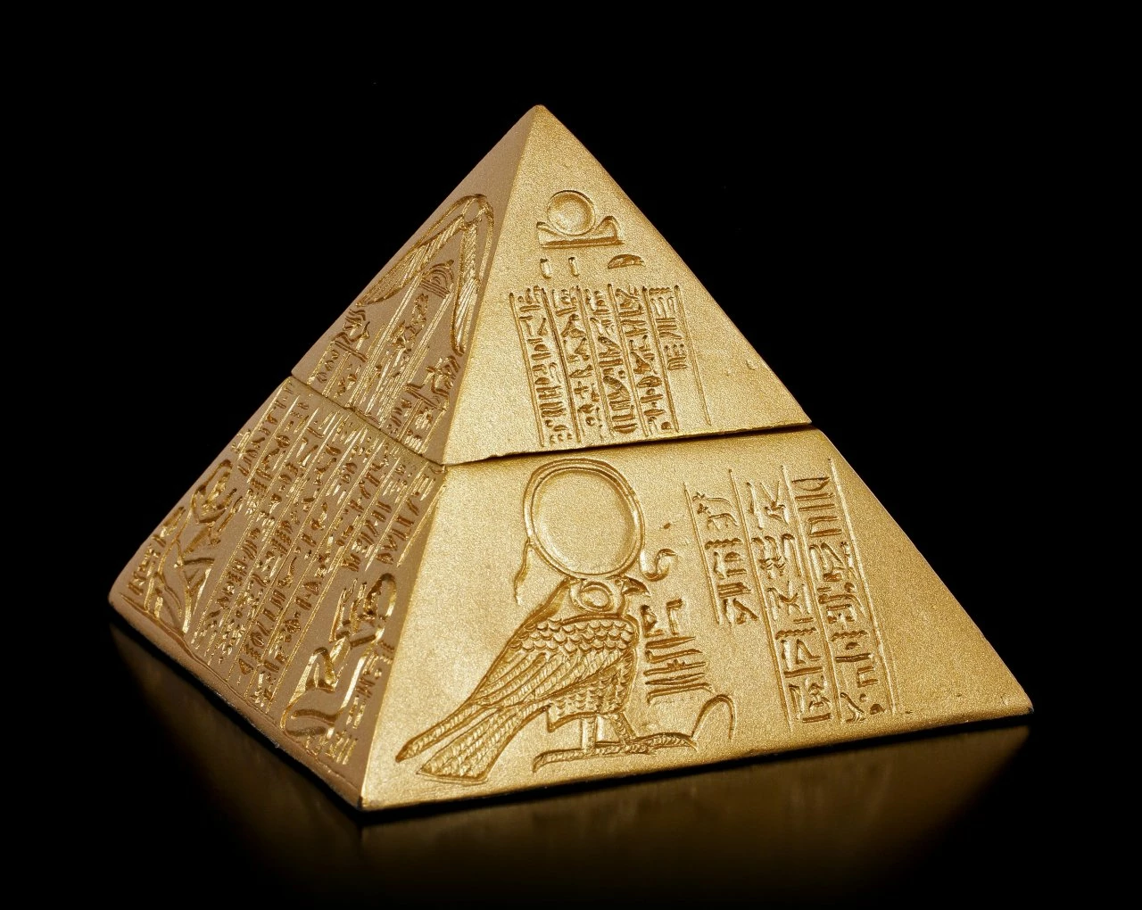Schatulle - Pyramide Mit Hieroglyphen 3 Schatulle - Pyramide Mit Hieroglyphen