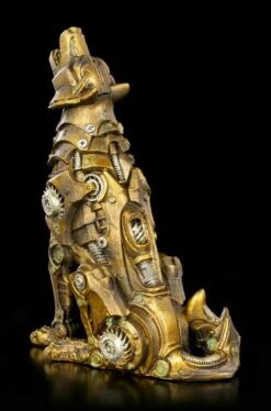 Steampunk Figur - Heulender Wolf -FIGUREN Verkäufe Steampunk Figur Heulender Wolf 2 1280x1280
