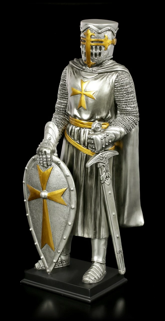 Kreuzritter Figur Mit Schwert Und Schild 4 Kreuzritter Figur Mit Schwert Und Schild – Bild 2