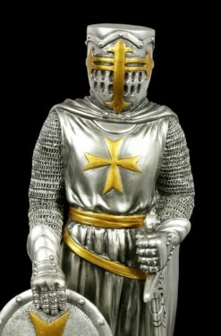 Kreuzritter Figur Mit Schwert Und Schild 15 Kreuzritter Figur Mit Schwert Und Schild -FIGUREN Verkäufe Tempelritter Figur Mit Schwert Und Schild Auf Boden 6 1280x1280